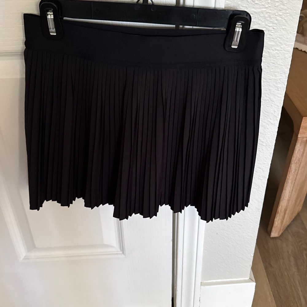 lululemon athletica Black Pleated Mini Skirt